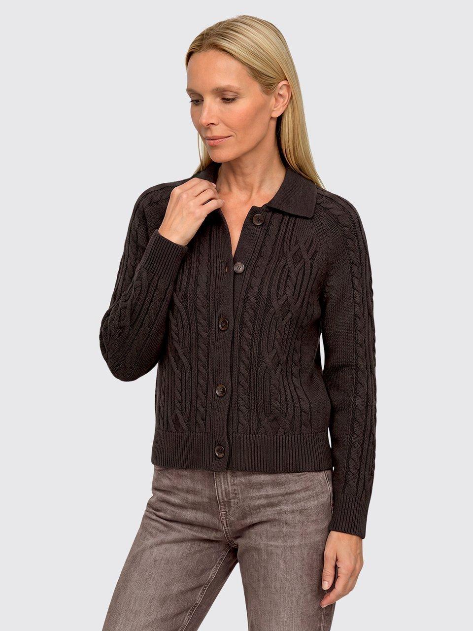 Peter Hahn - Polo-Strickjacke