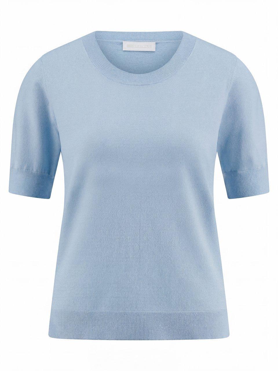 Rundhals-Pullover St. Emile blau