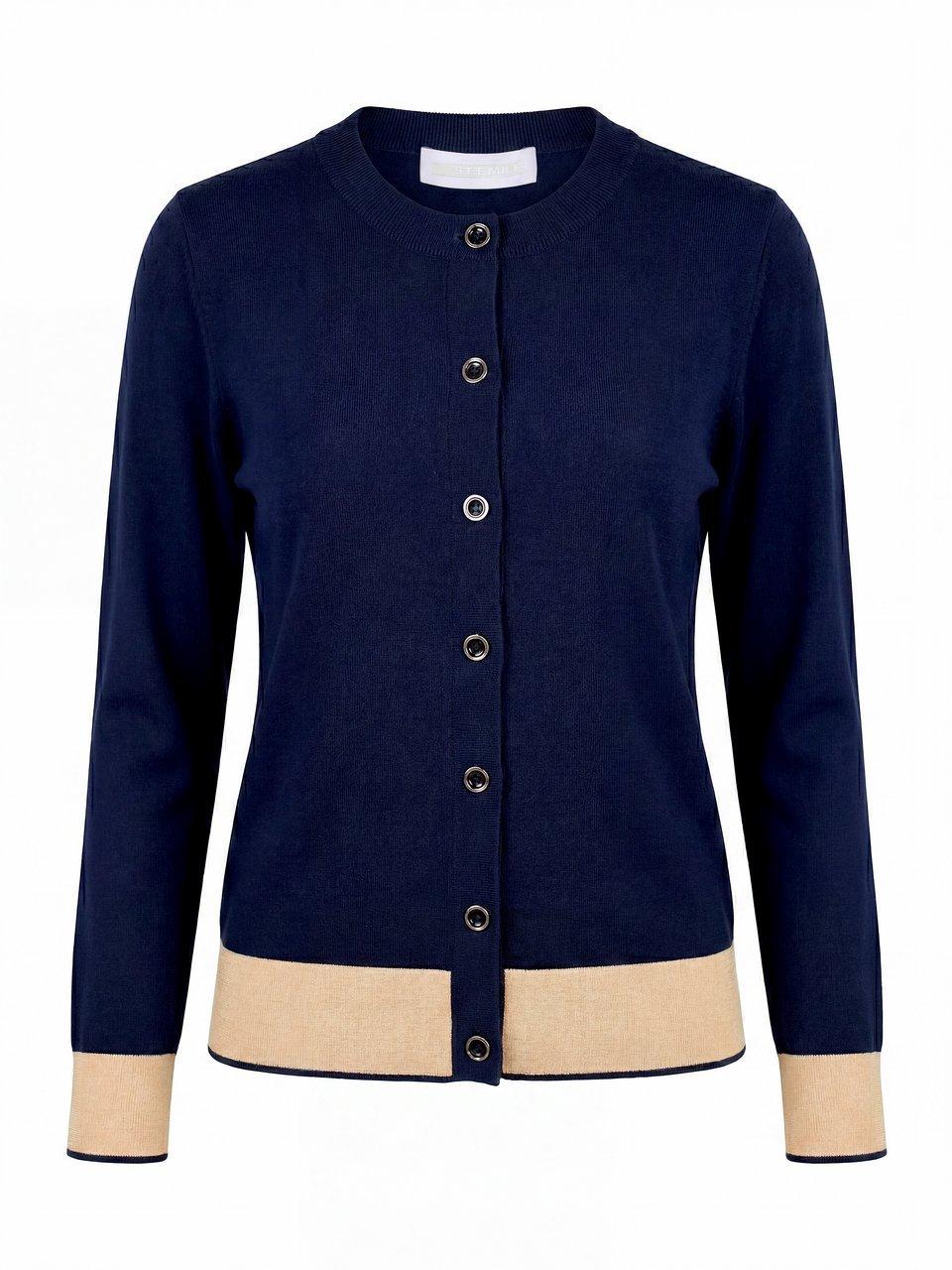 Strickjacke St. Emile blau