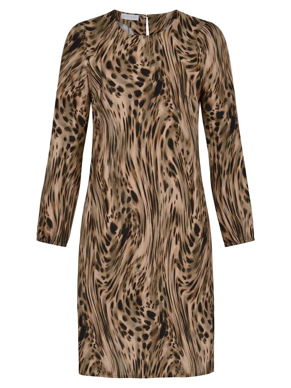 Kleid Rundhals-Ausschnitt St. Emile braun