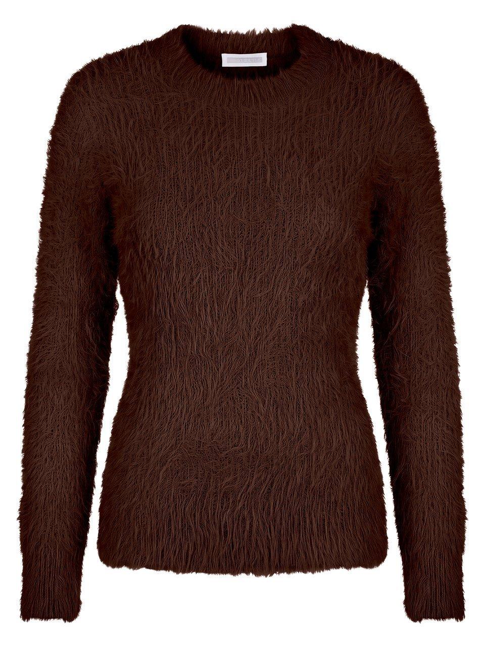 Rundhals-Pullover St. Emile braun