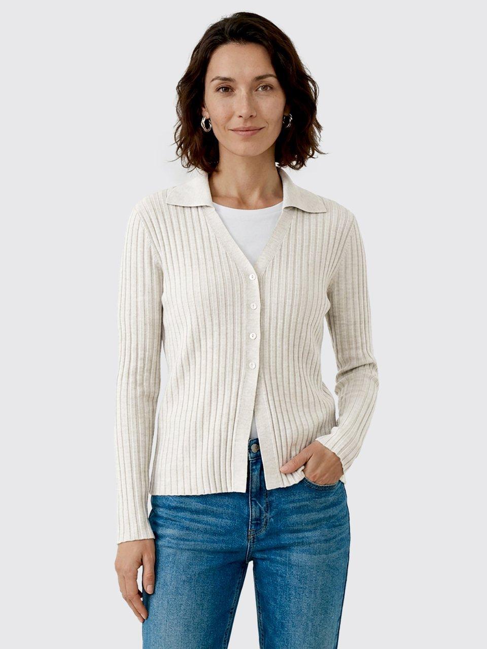 Peter Hahn - Polo-Strickjacke