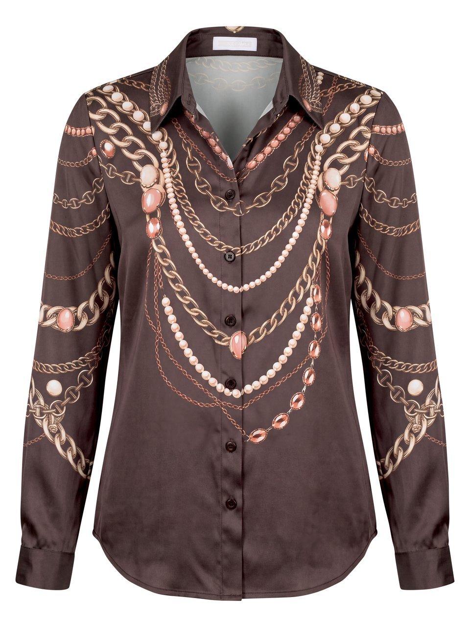 Bluse St. Emile braun
