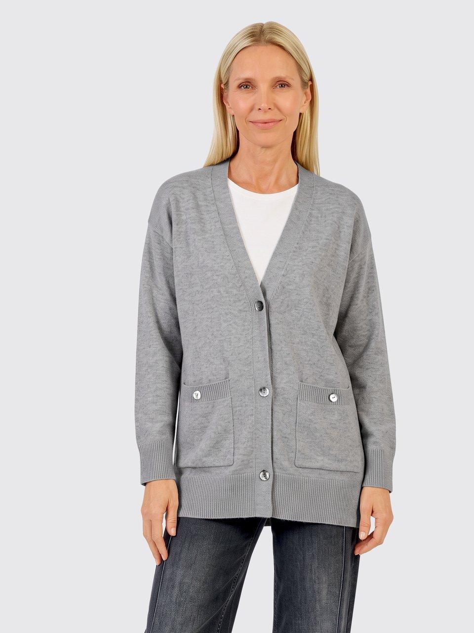 Peter Hahn - Long-Strickjacke