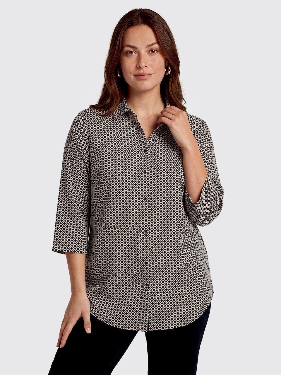 Emilia Lay - Long-Bluse mit 3/4-Arm