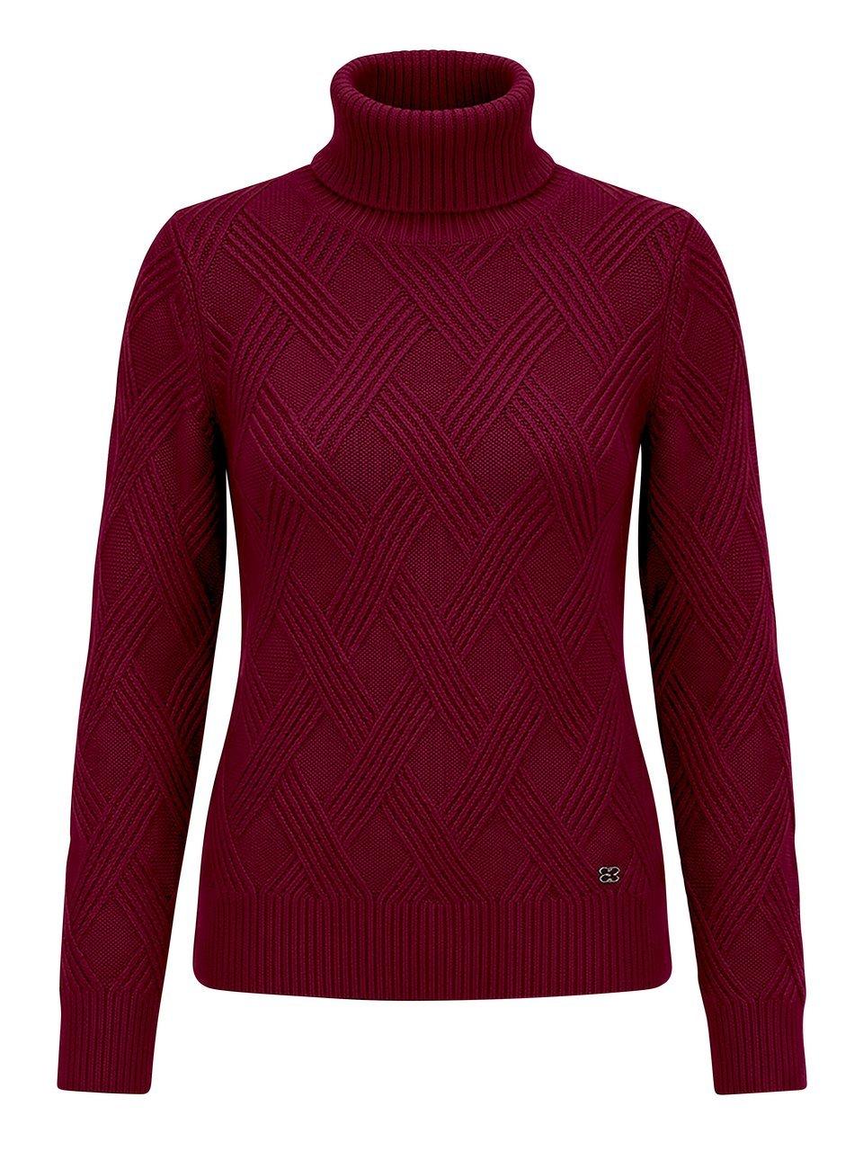 Rollkragen-Pullover Fadenmeister Berlin rot