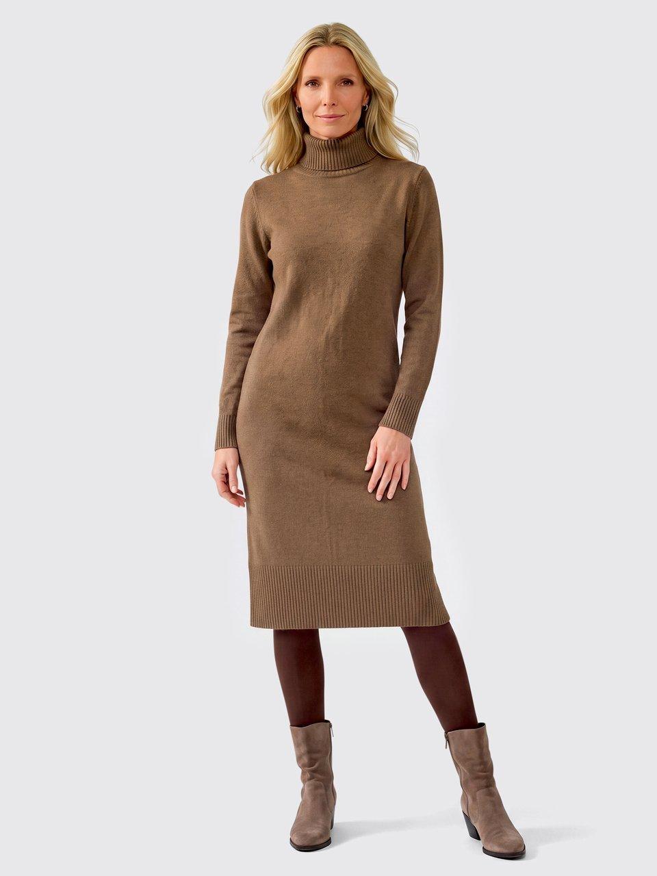 Peter Hahn - Strickkleid mit Stehkragen