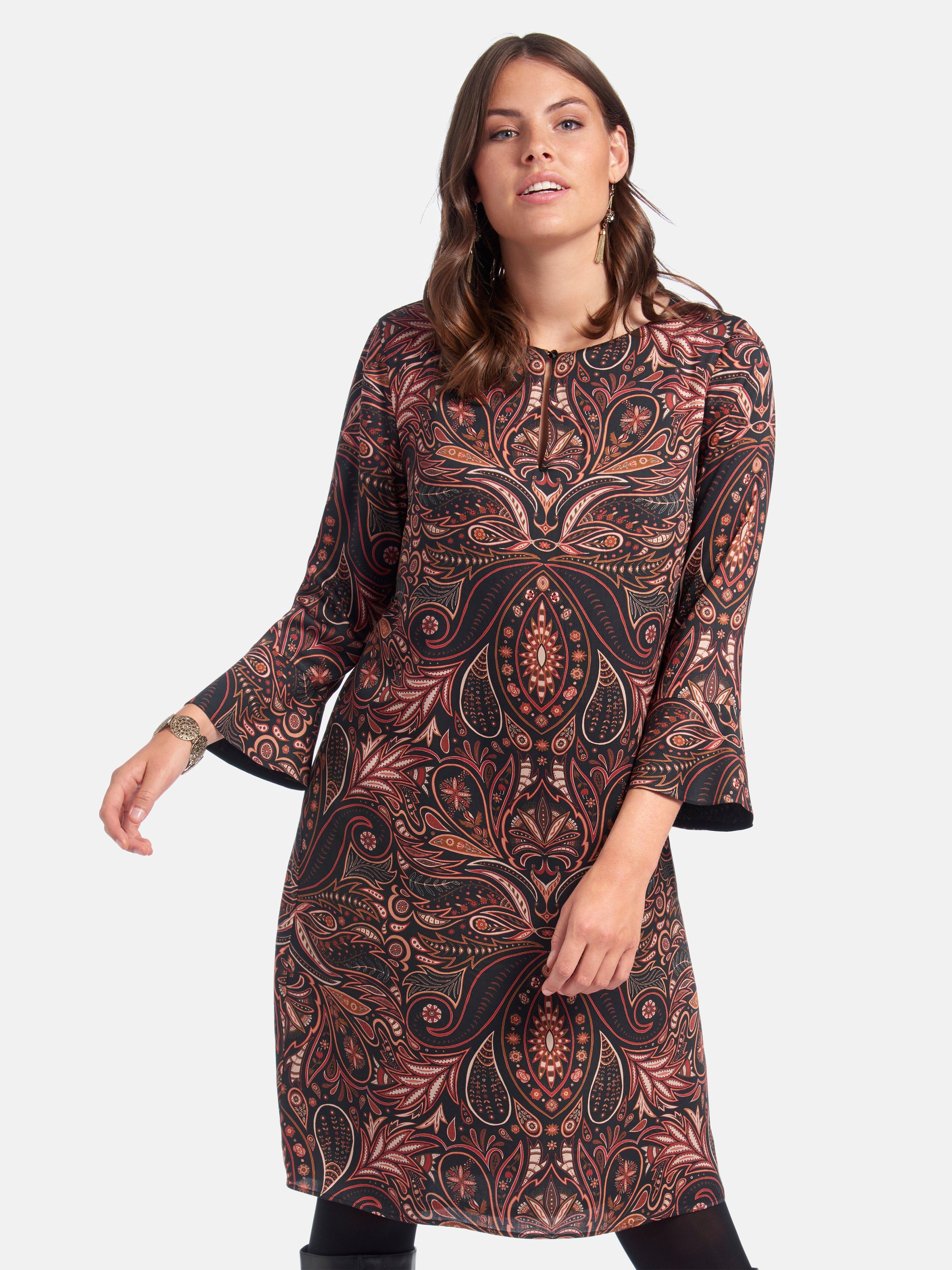 Elena Miro - Jurk met 3/4-mouwen