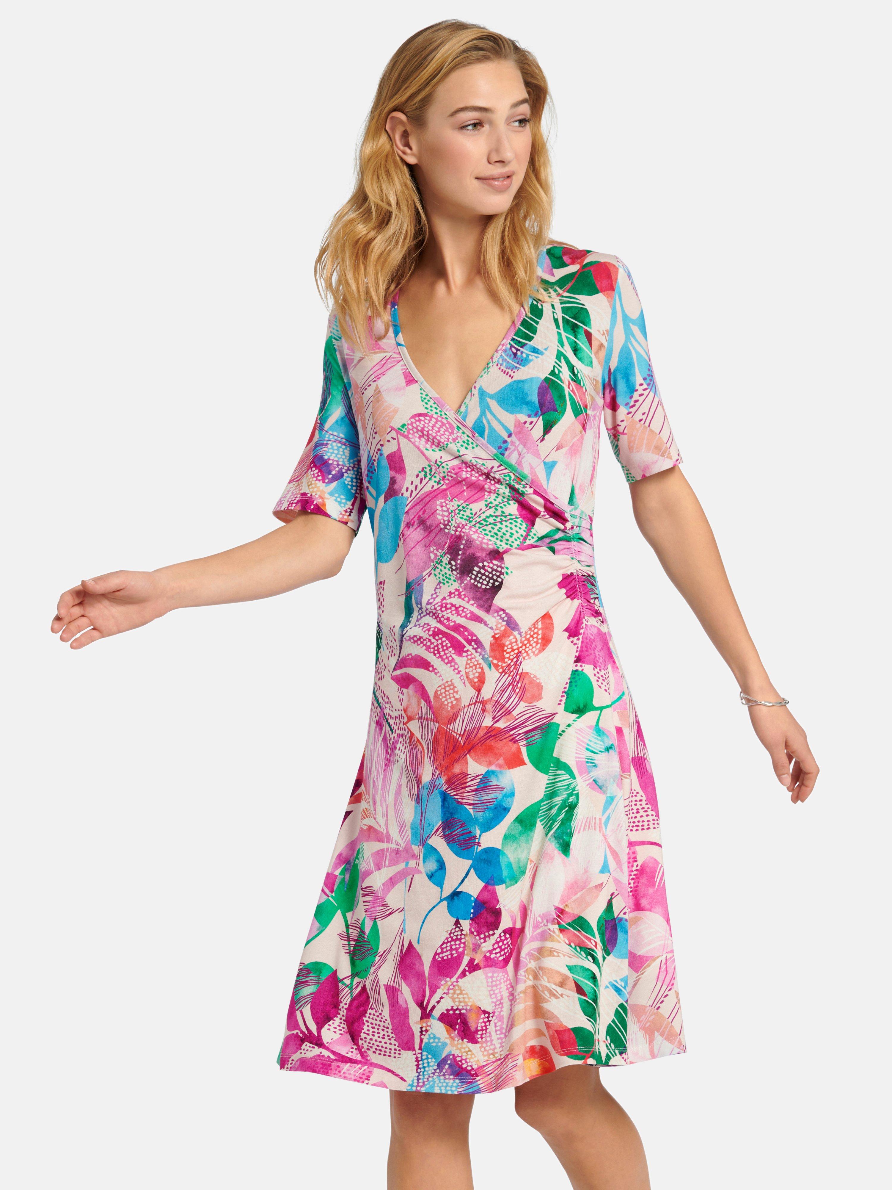 Uta Raasch Jersey Kleid Mit 1 2 Arm Multicolor 