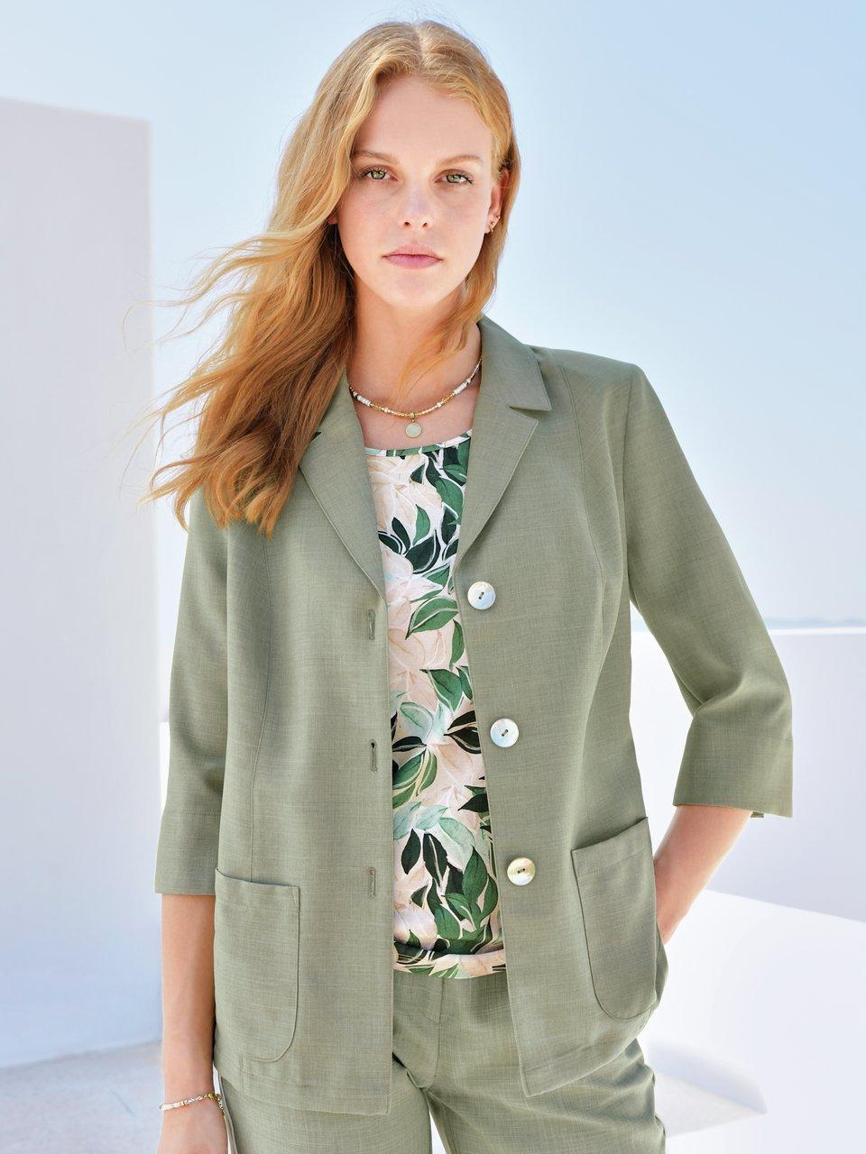 mayfair by Peter Hahn - Blusen-Blazer mit Revers­kragen