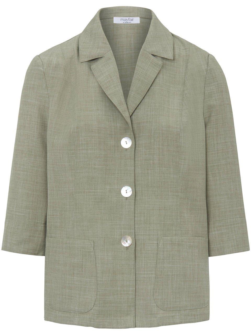 Mayfair by Peter Hahn Blouseblazer 3/4-mouwen Van  groen