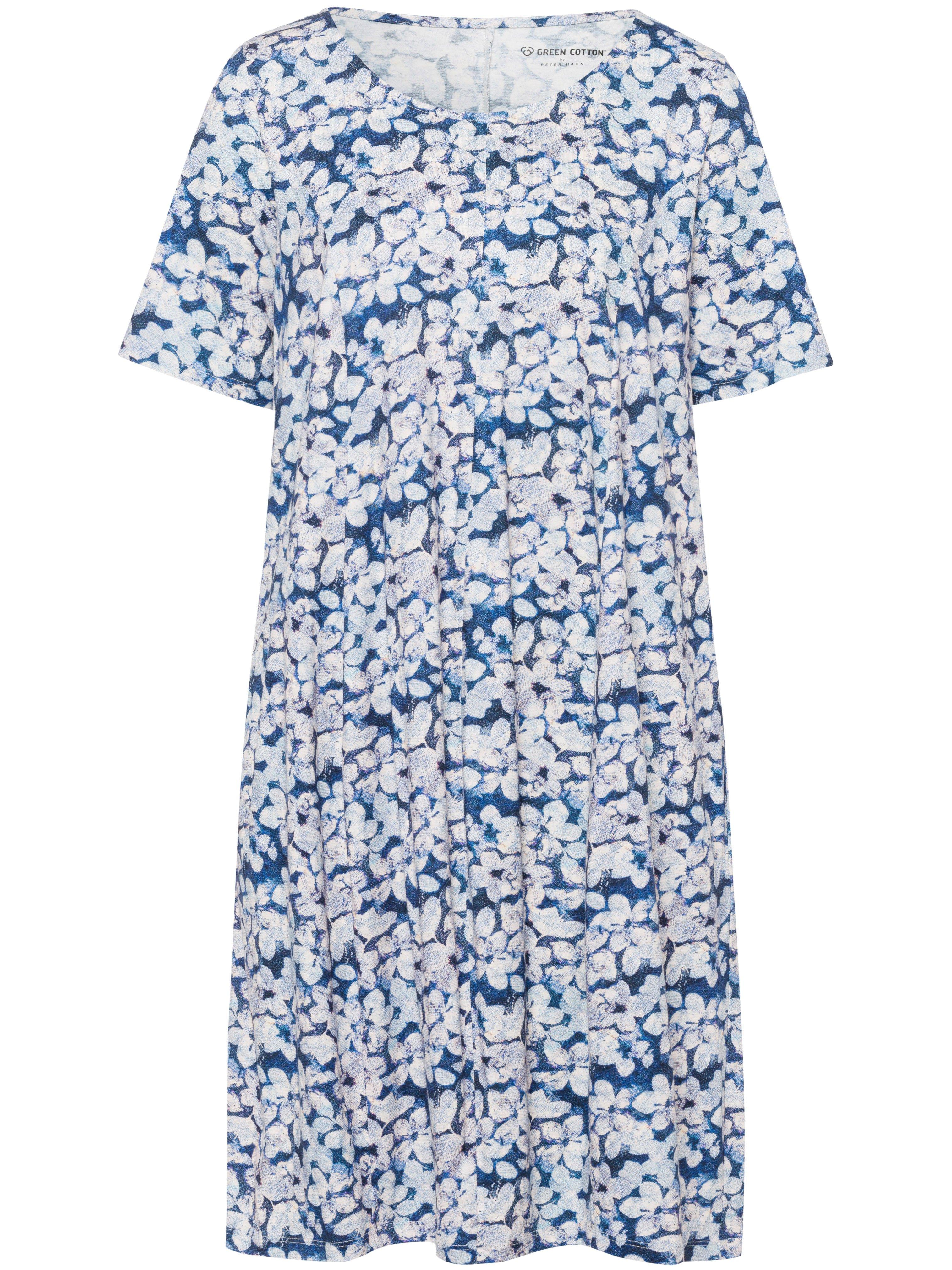 Jerseyjurk 100% katoen in O-model Van Green Cotton blauw