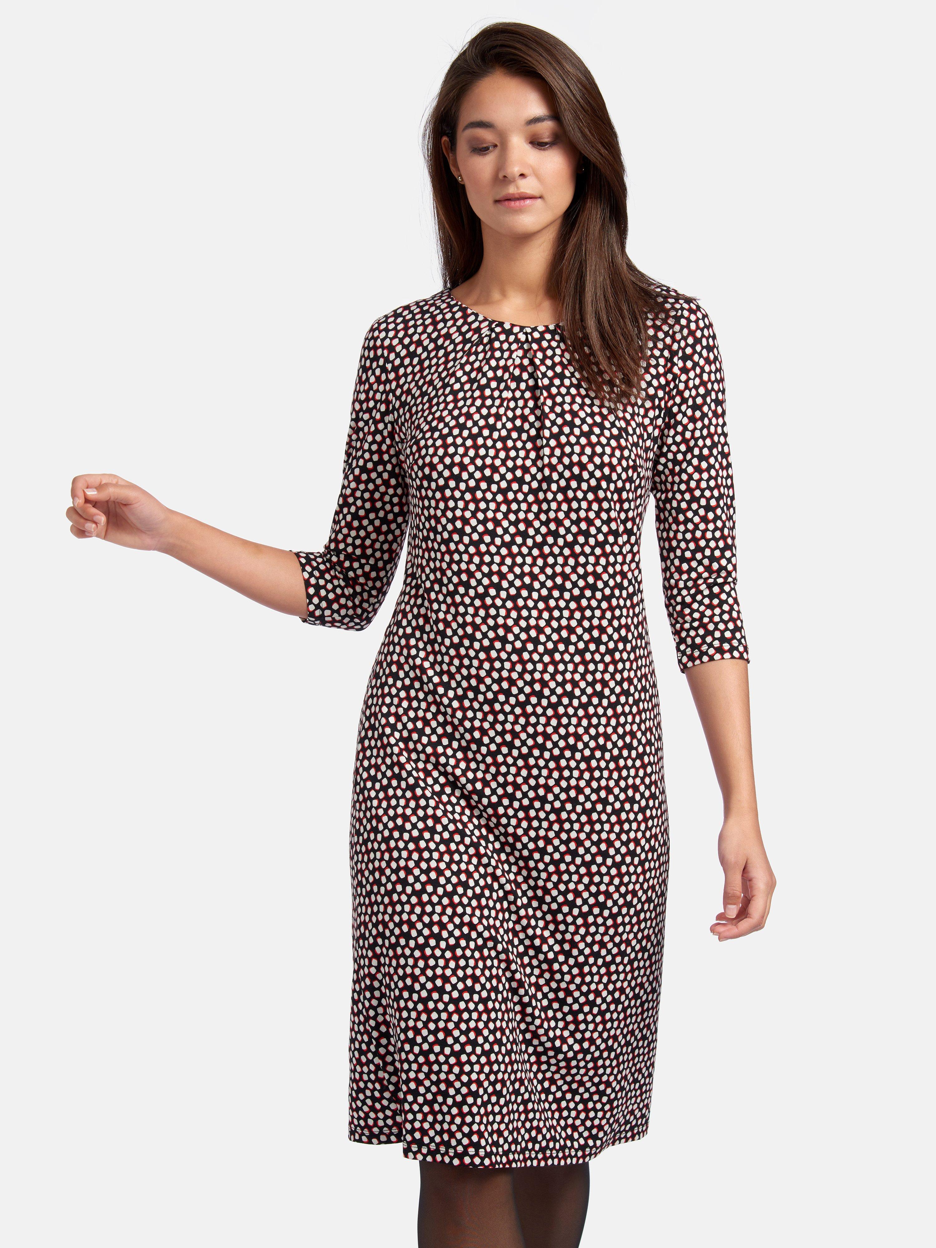 mayfair by Peter Hahn - Jersey dress with 3/4-length sleeves ...