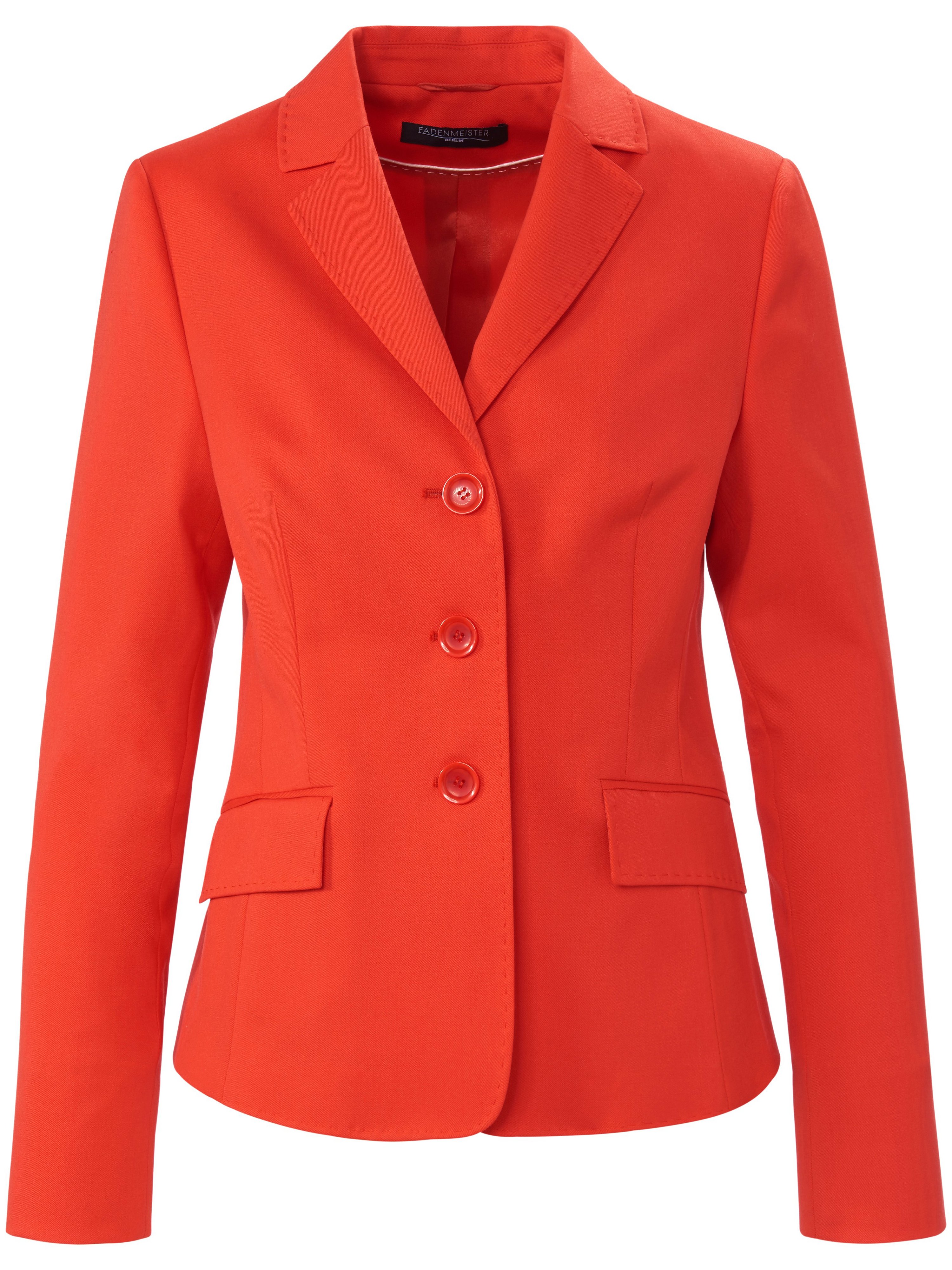 Le blazer col tailleur  Fadenmeister Berlin rouge taille 38