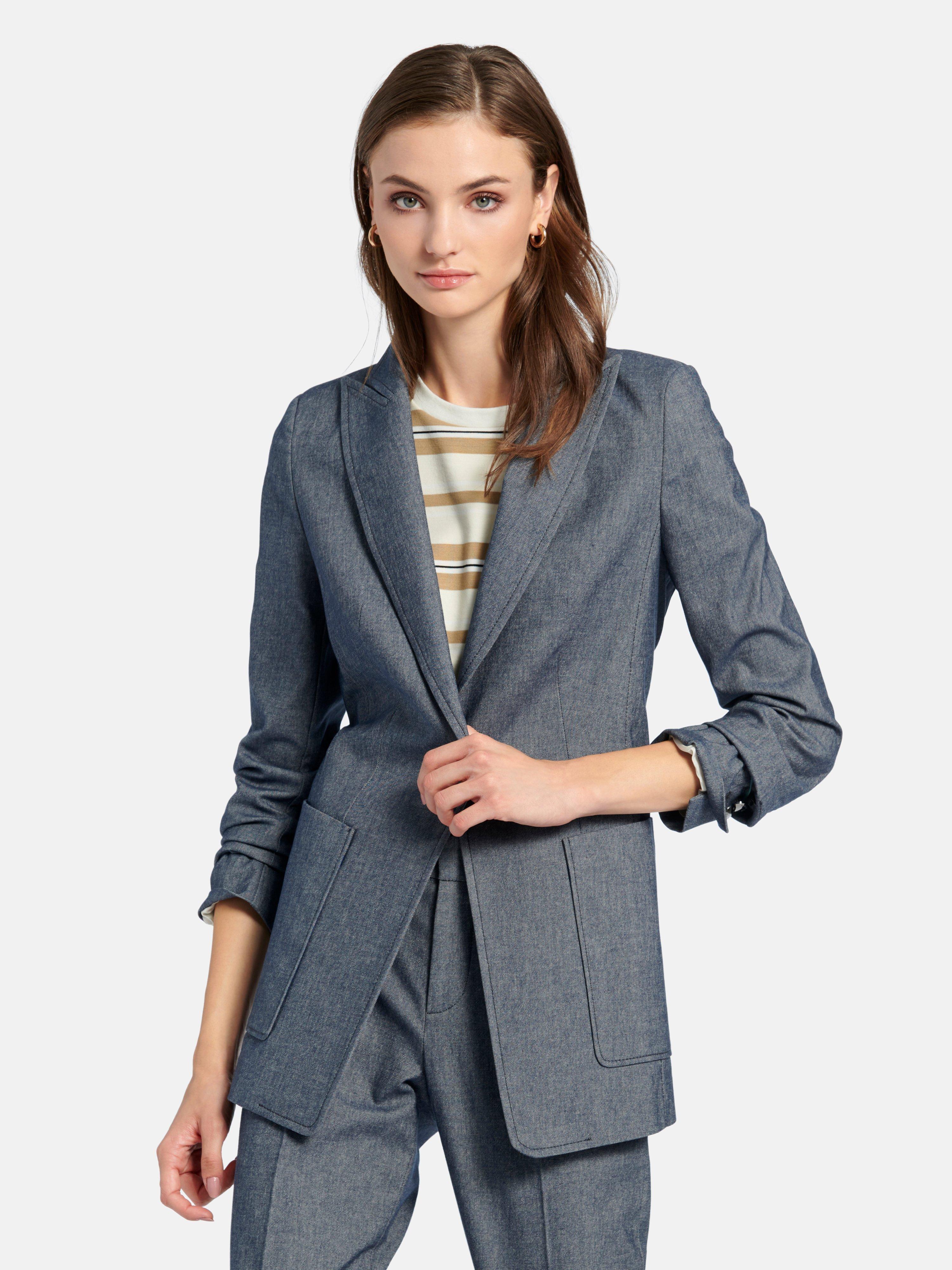 Bogner - Long blazer - denim blue