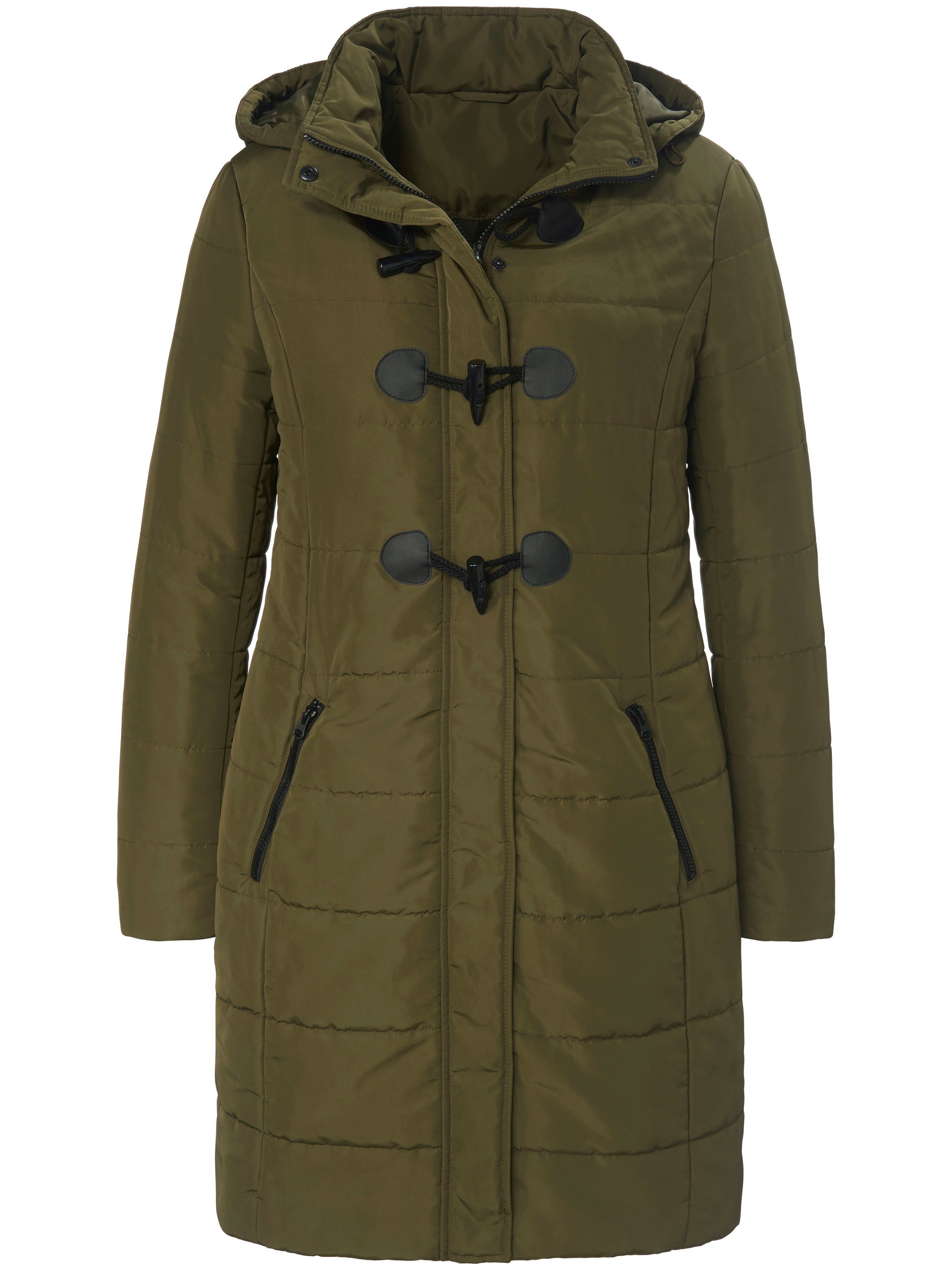 Le manteau matelassé style duffle-coat  Emilia Lay vert