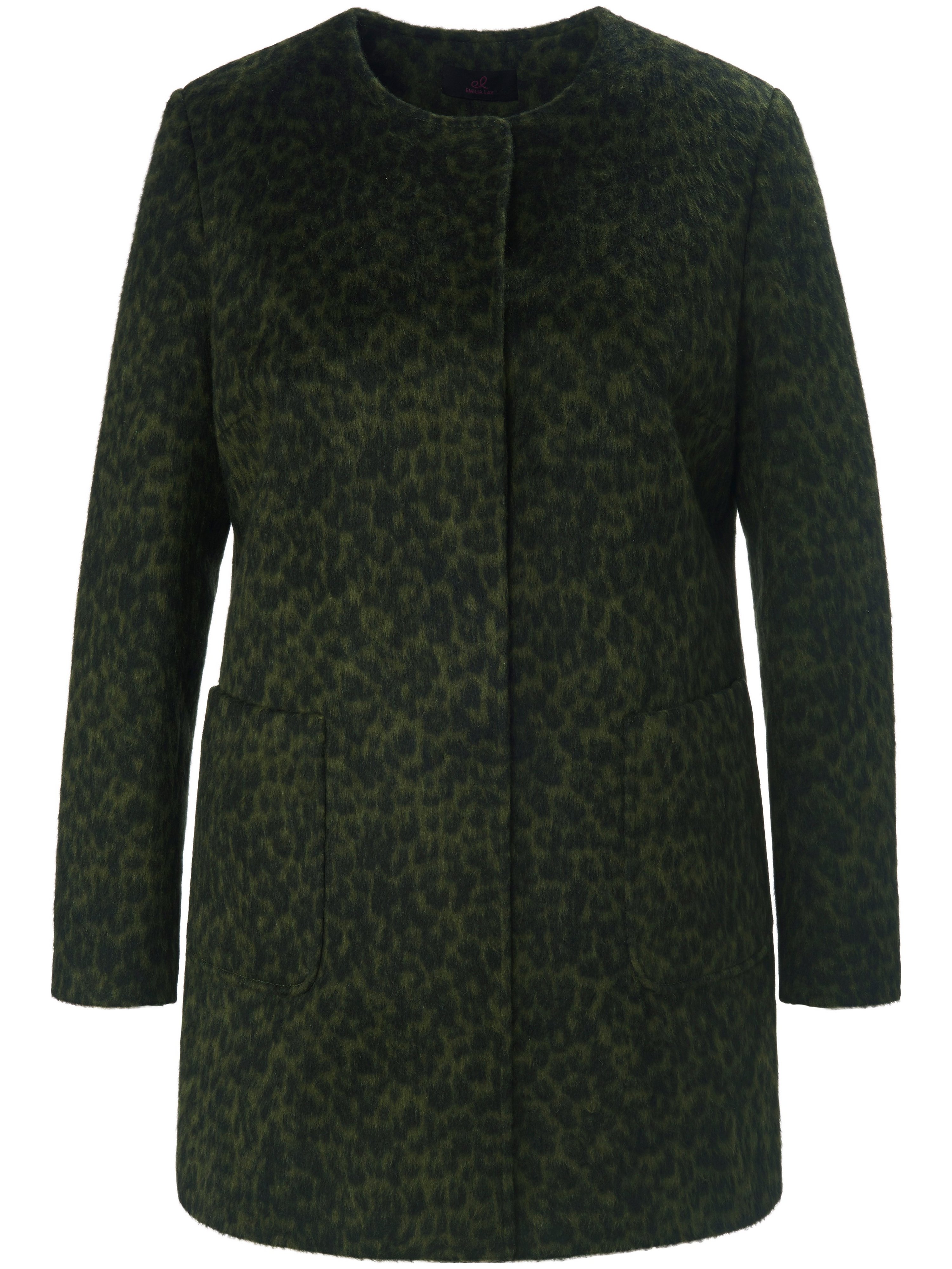 Coat in wool mix Emilia Lay green