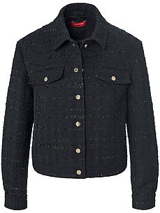 jacket in classy bouclé with flap pockets