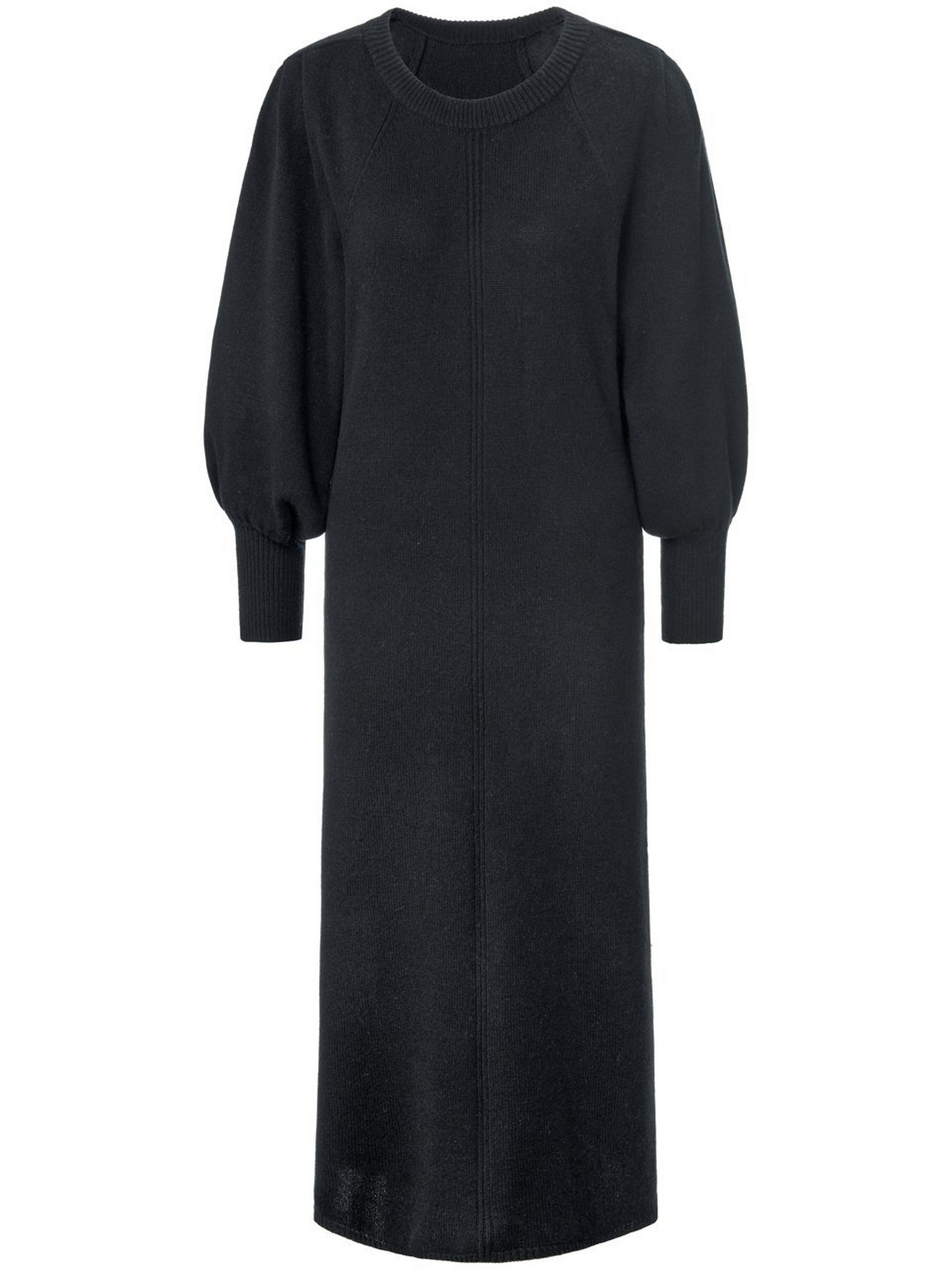 La robe en maille avec larges manches raglan  Laura Biagiotti ROMA noir