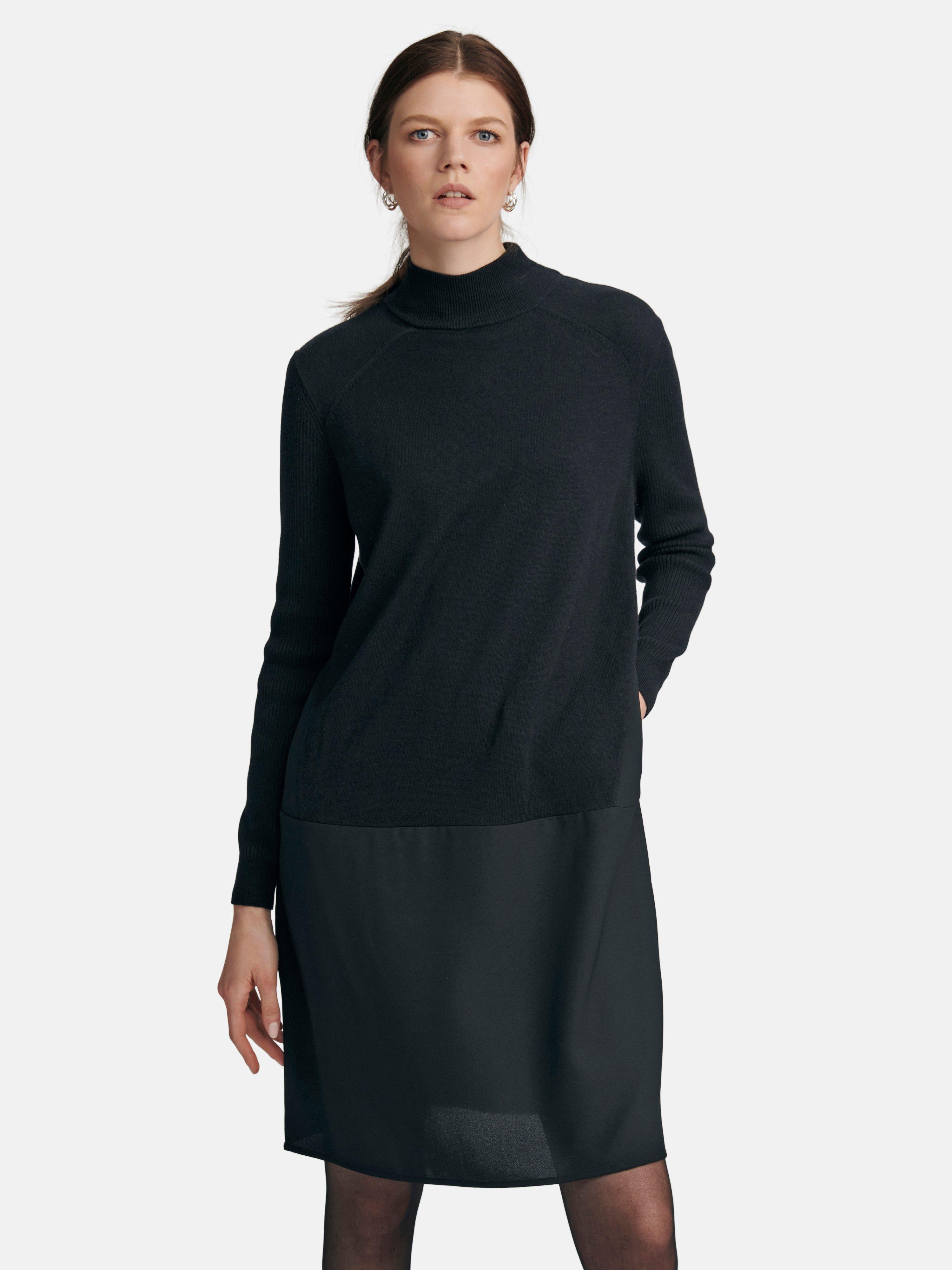 TALBOT RUNHOF X PETER HAHN - Jurk met opstaande kraag