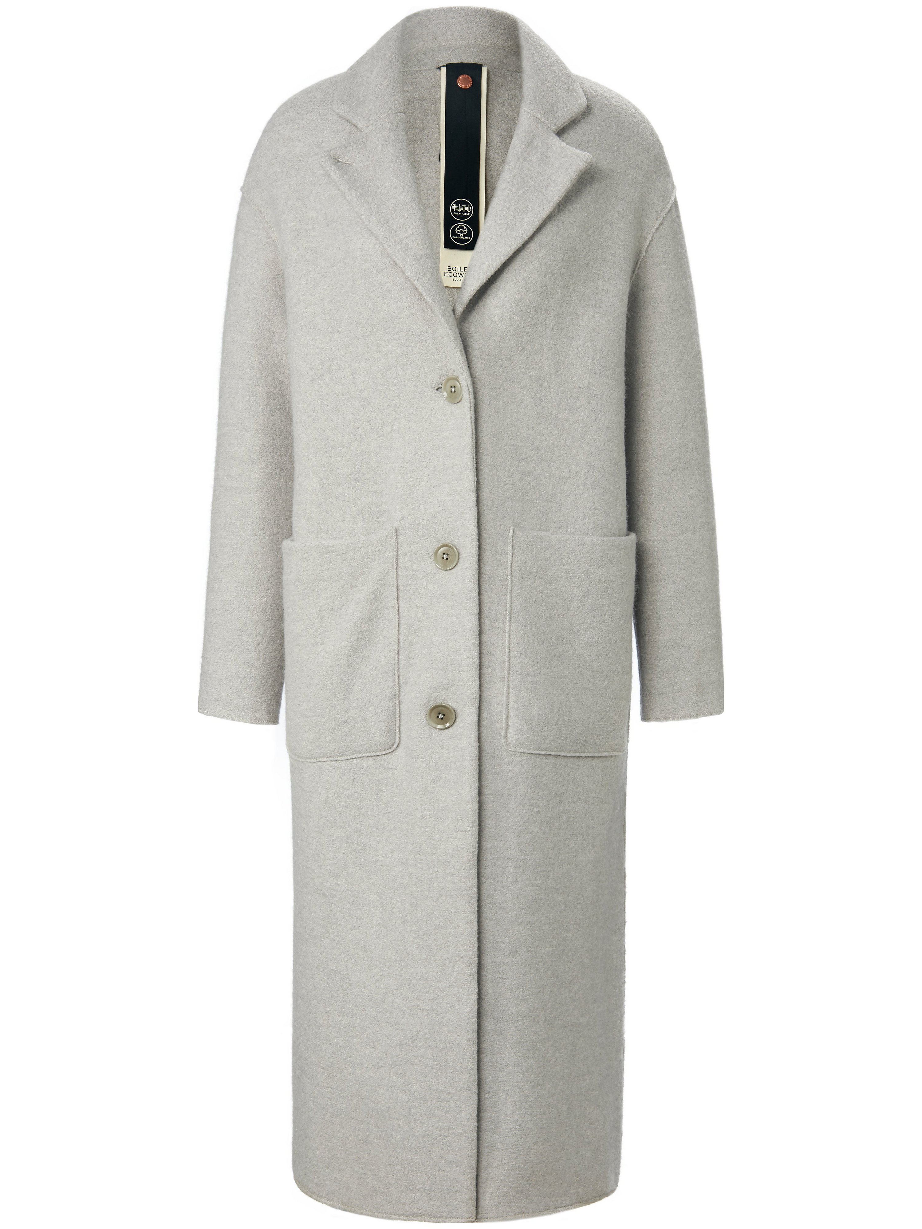 Le manteau 100% laine vierge  LangerChen gris