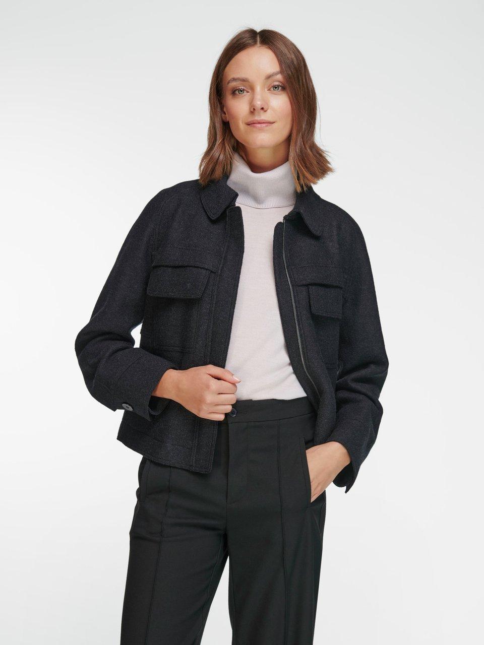 Marc Cain - Felted Wool Jacket - Anthracite