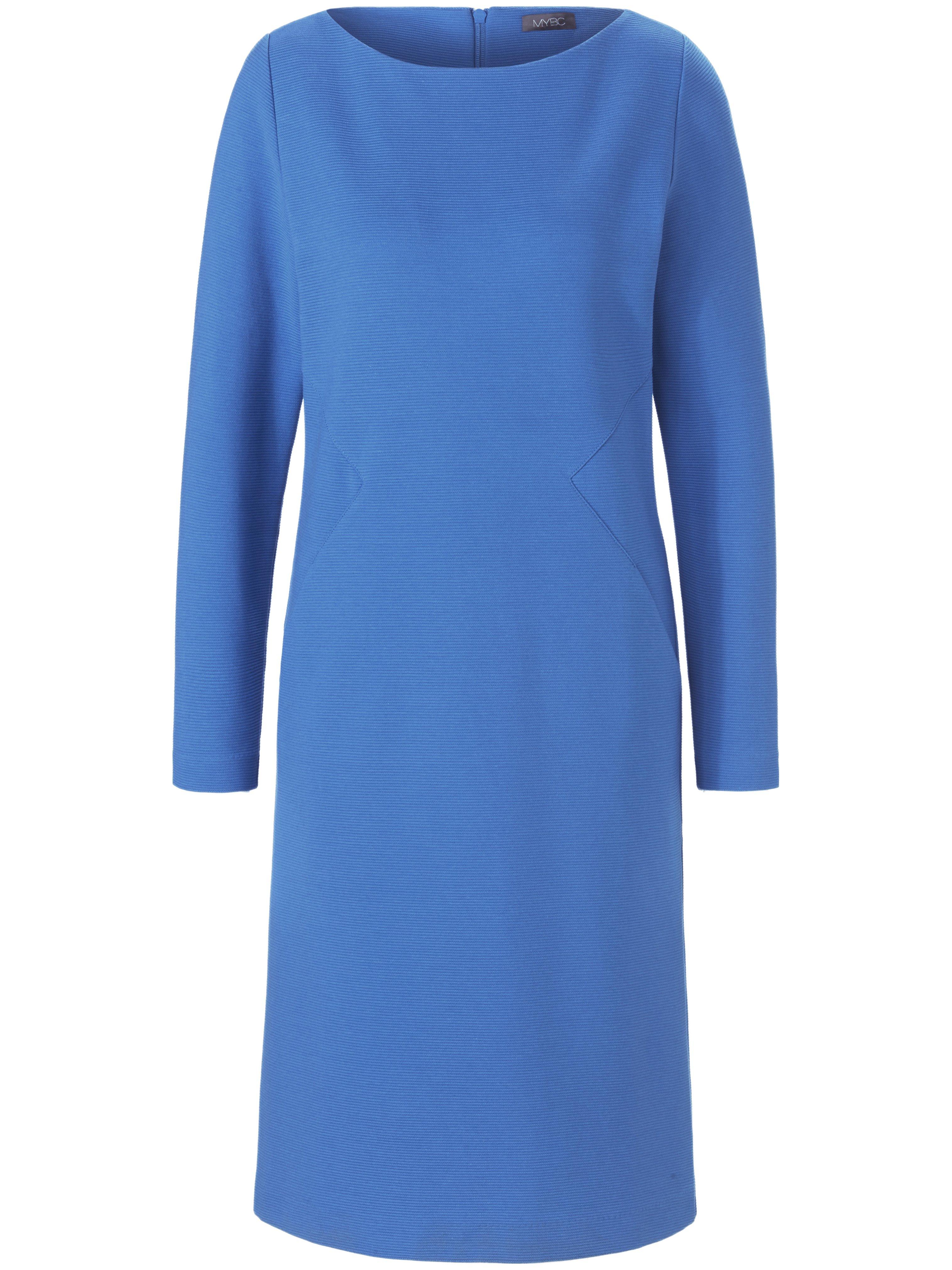 Jersey jurk lange mouwen Van MYBC blauw