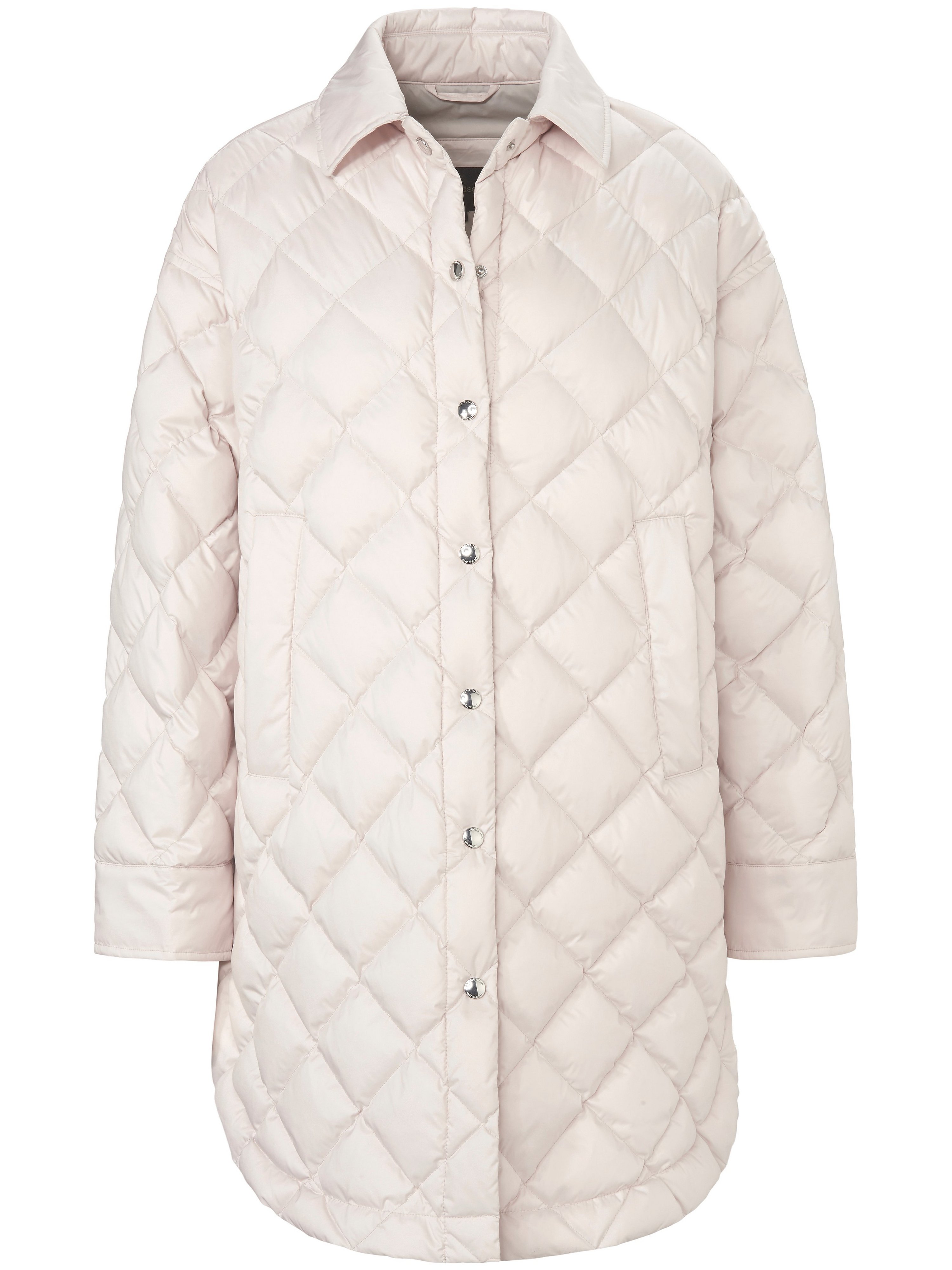 Quilted down jacket in oversized style Windsor beige