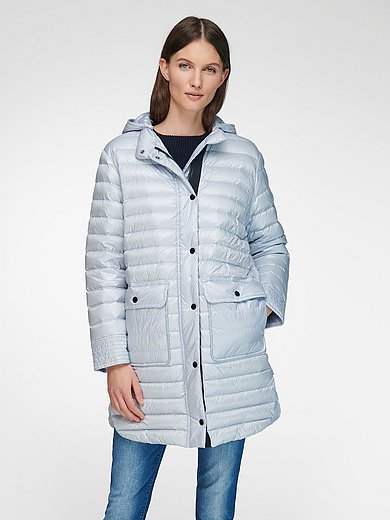 Bogner - Long quilted down jacket with button-off hood