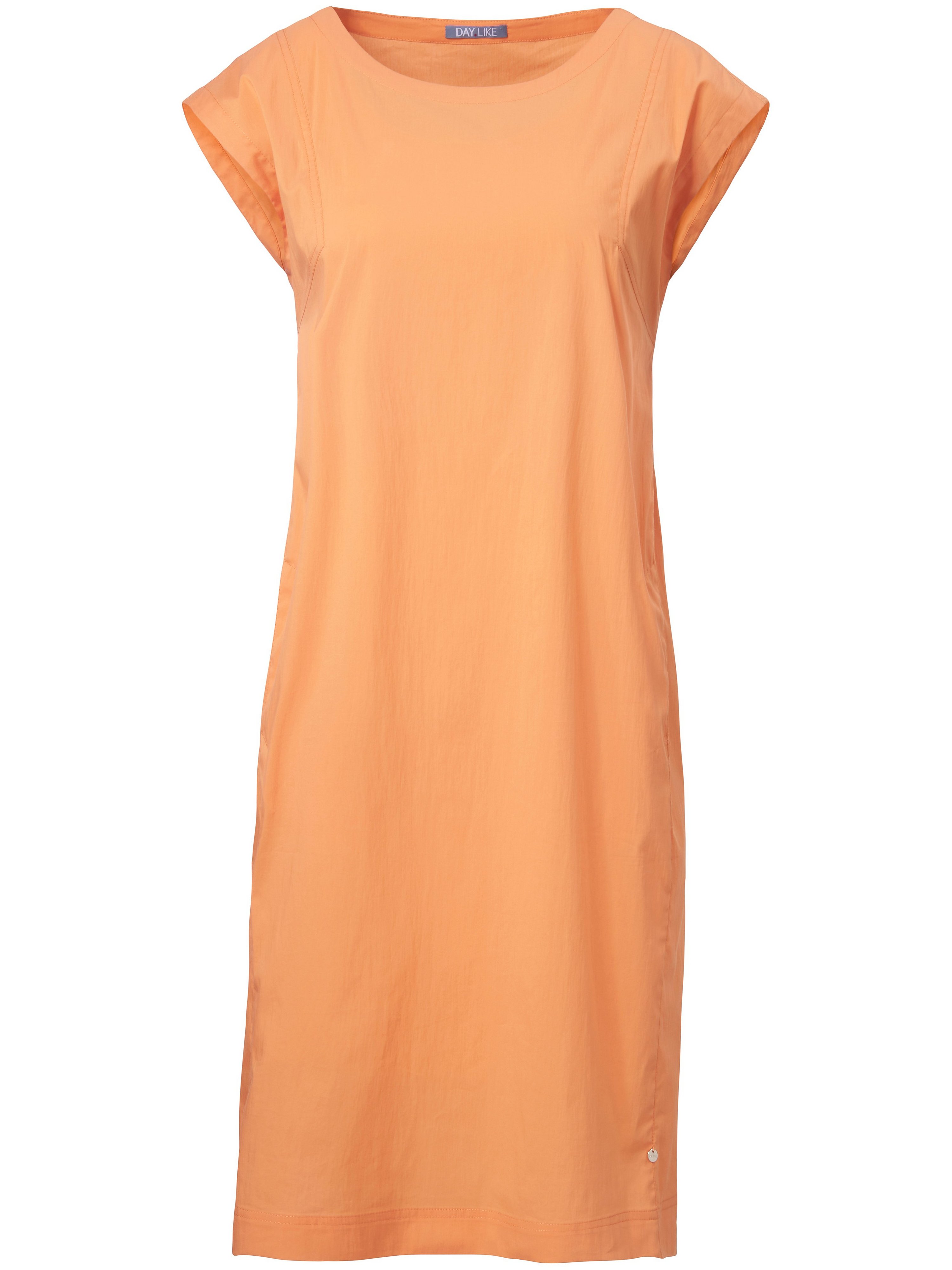 Mouwloze jurk naadzakken Van DAY.LIKE oranje