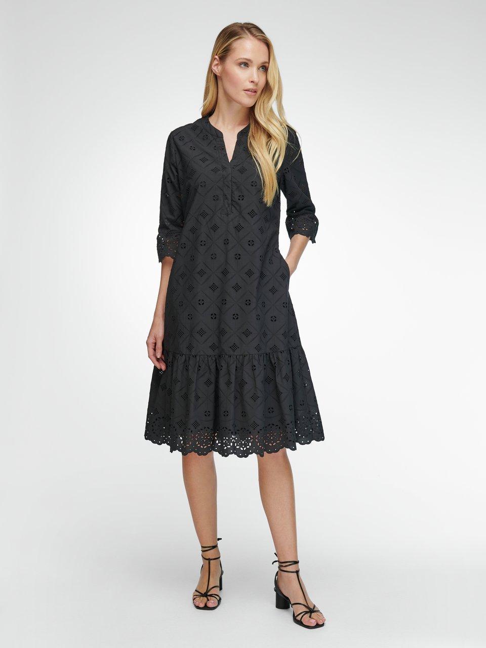 BASLER - Kleid mit 3/4-Arm - Schwarz