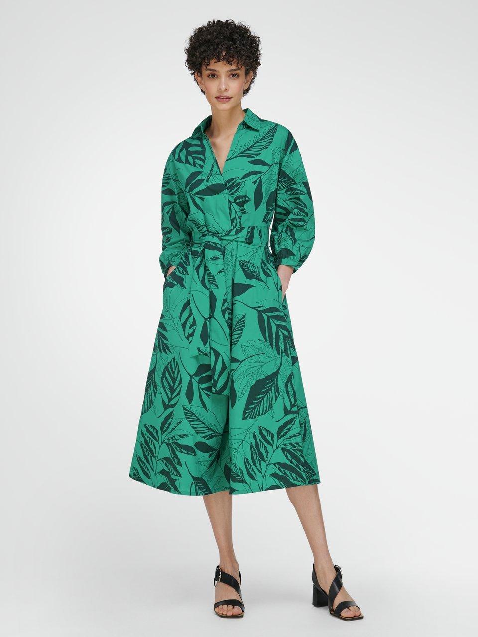 Gerry Weber - Kleid mit 3/4-Arm - Dunkelgrün
