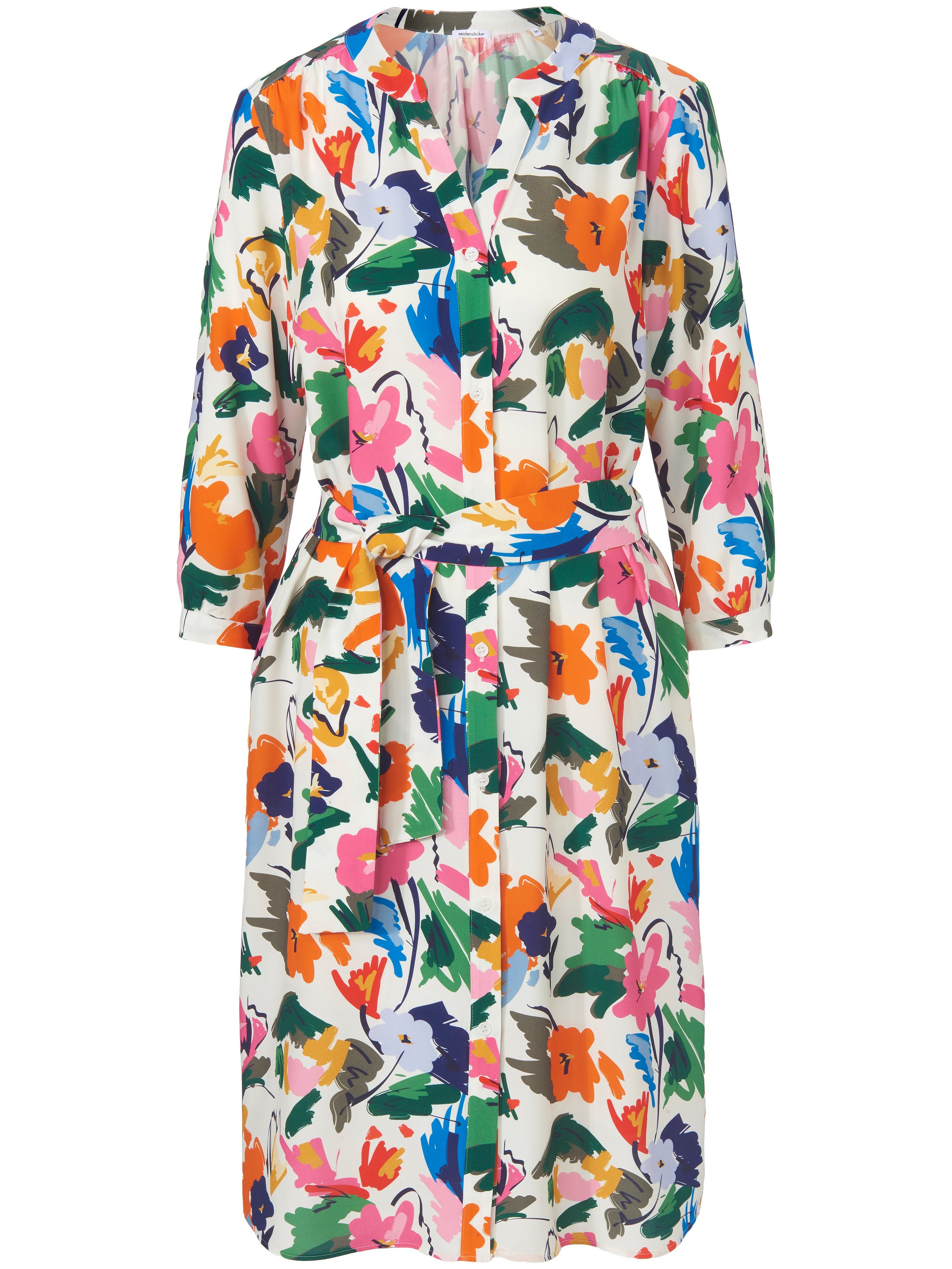 Dress 3/4-length sleeves Seidensticker multicoloured