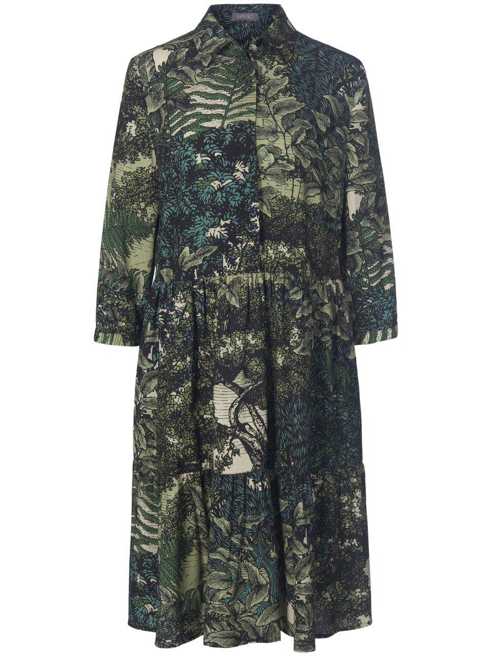 Thumbnail - MYBC - Kleid mit 3/4-Arm, grün, Gr. 46 / L