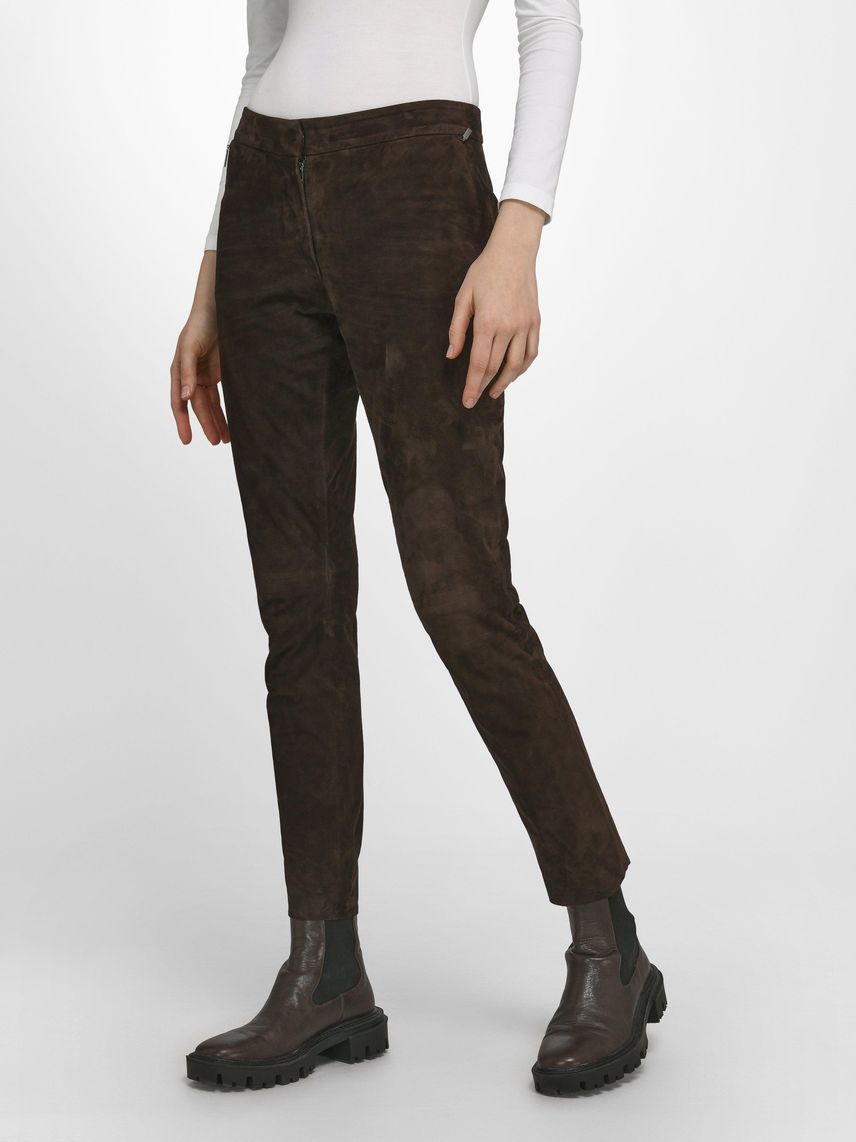Fadenmeister Berlin - Le pantalon en cuir velours de chevreau
