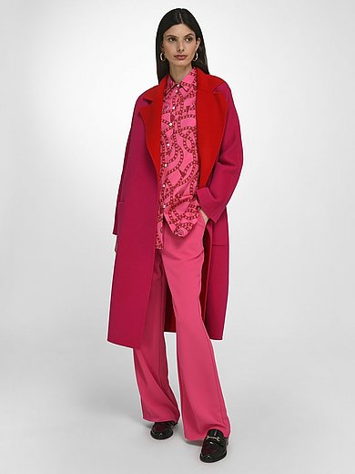 Laura Biagiotti Roma - Vendbar frakke Med bred reverskrave