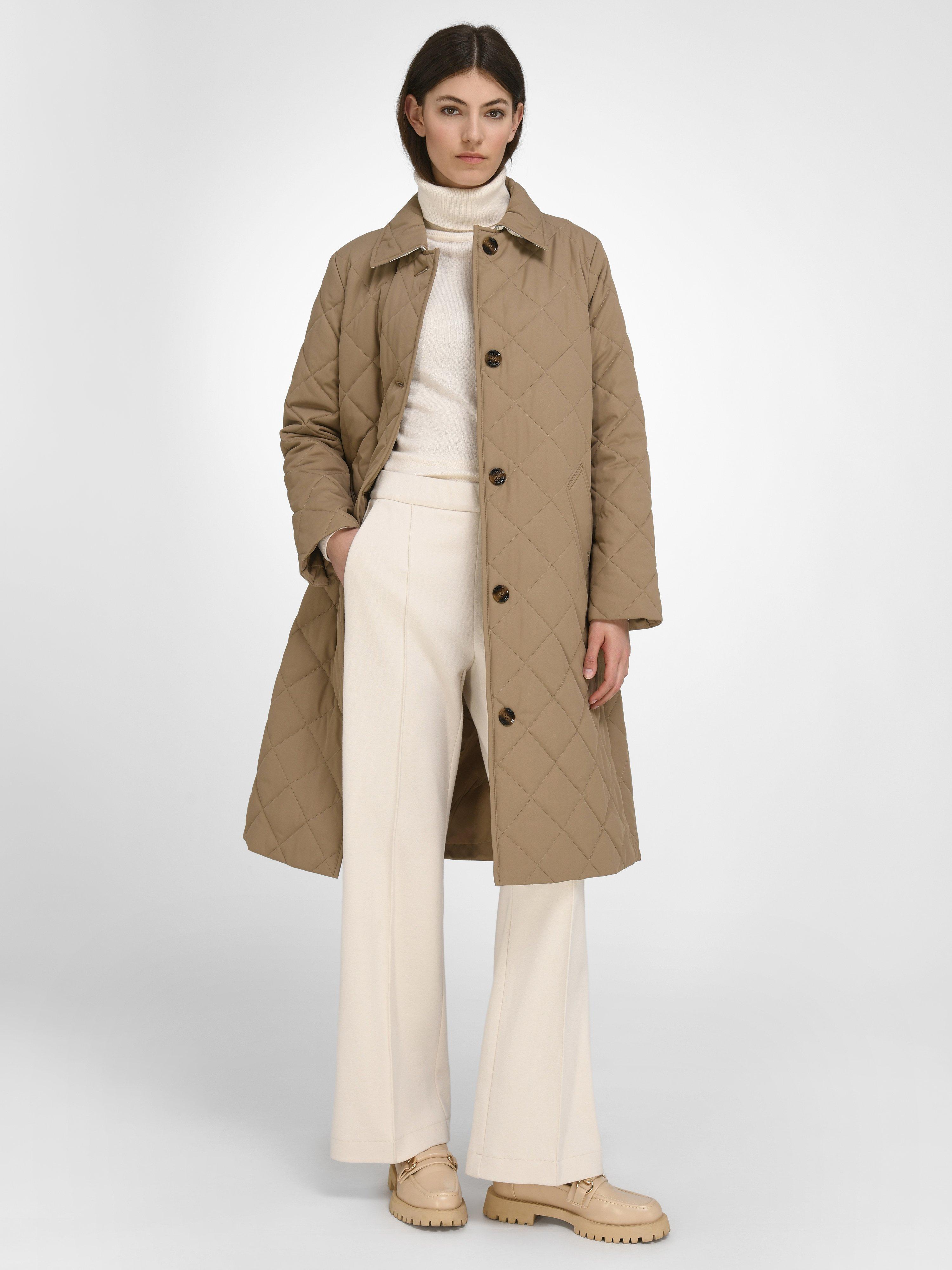 manteau trench matelassé