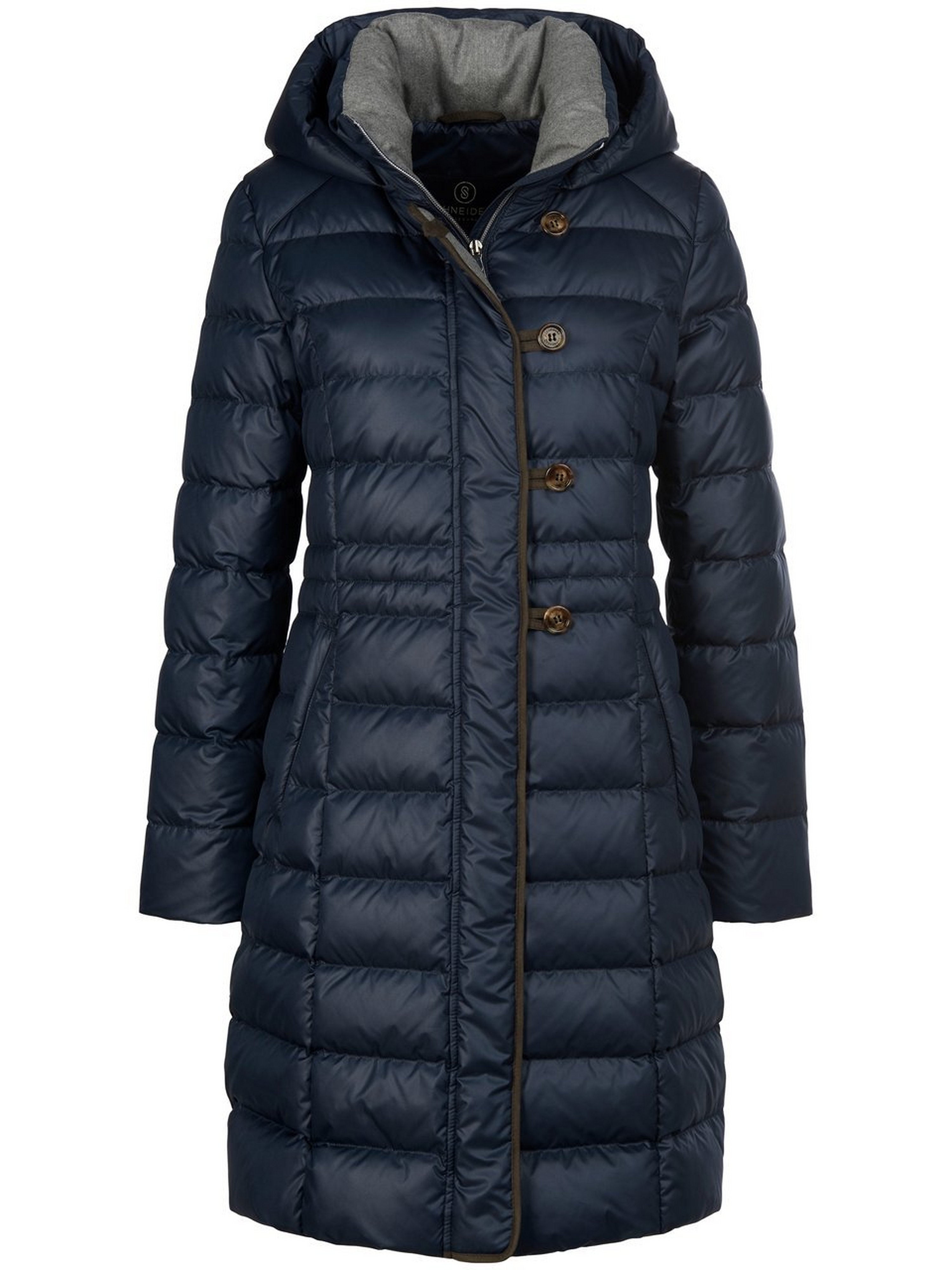 Le manteau doudoune avec capuche réglable  Schneiders Salzburg bleu taille 38
