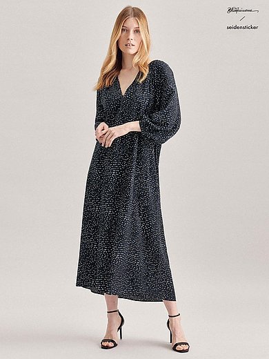 Seidensticker - Maxi-jurk met 3/4-mouwen en minimal-print