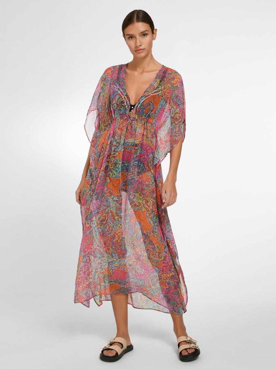 Lauren Ralph Lauren - Kaftan with V-neck - pink/multicoloured