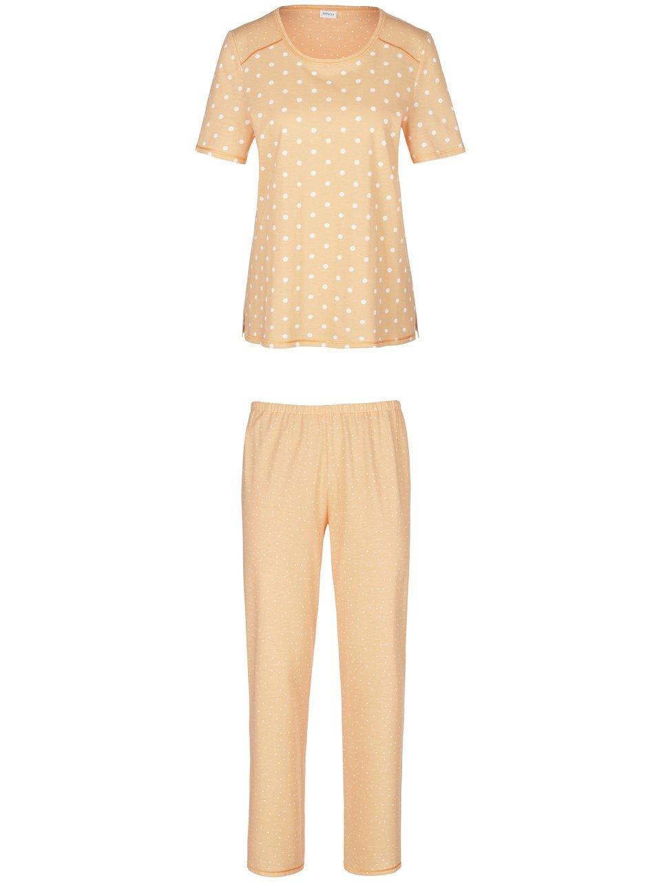 Pyjama 100% katoen Van Rösch oranje