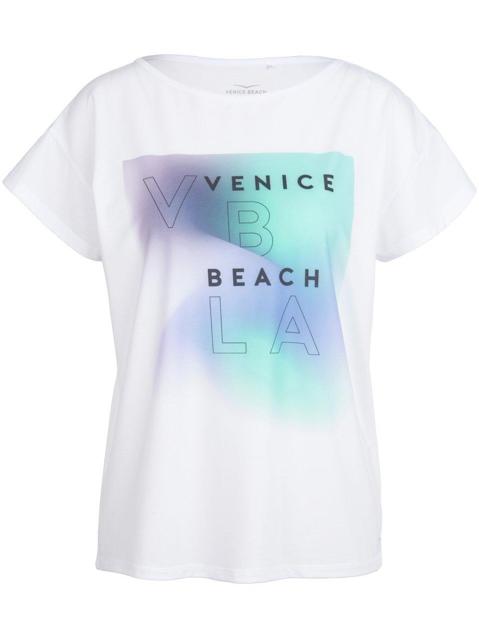 Shirt ronde hals en korte mouwen Van Venice Beach wit