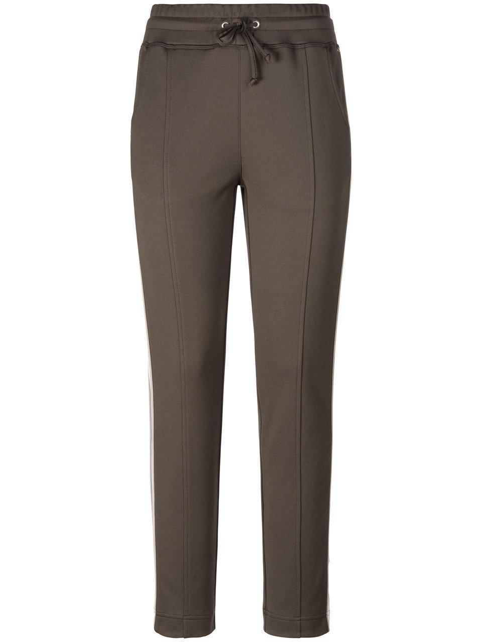 Enkellange broek elastische band Van Canyon bruin