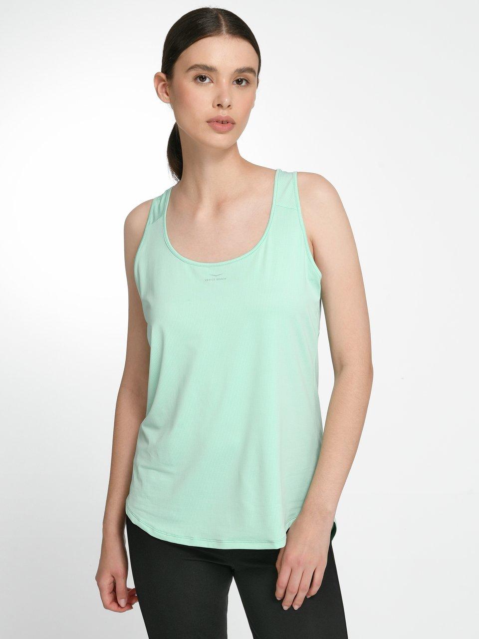 Venice Beach - Top met ronde hals en korter voorpand