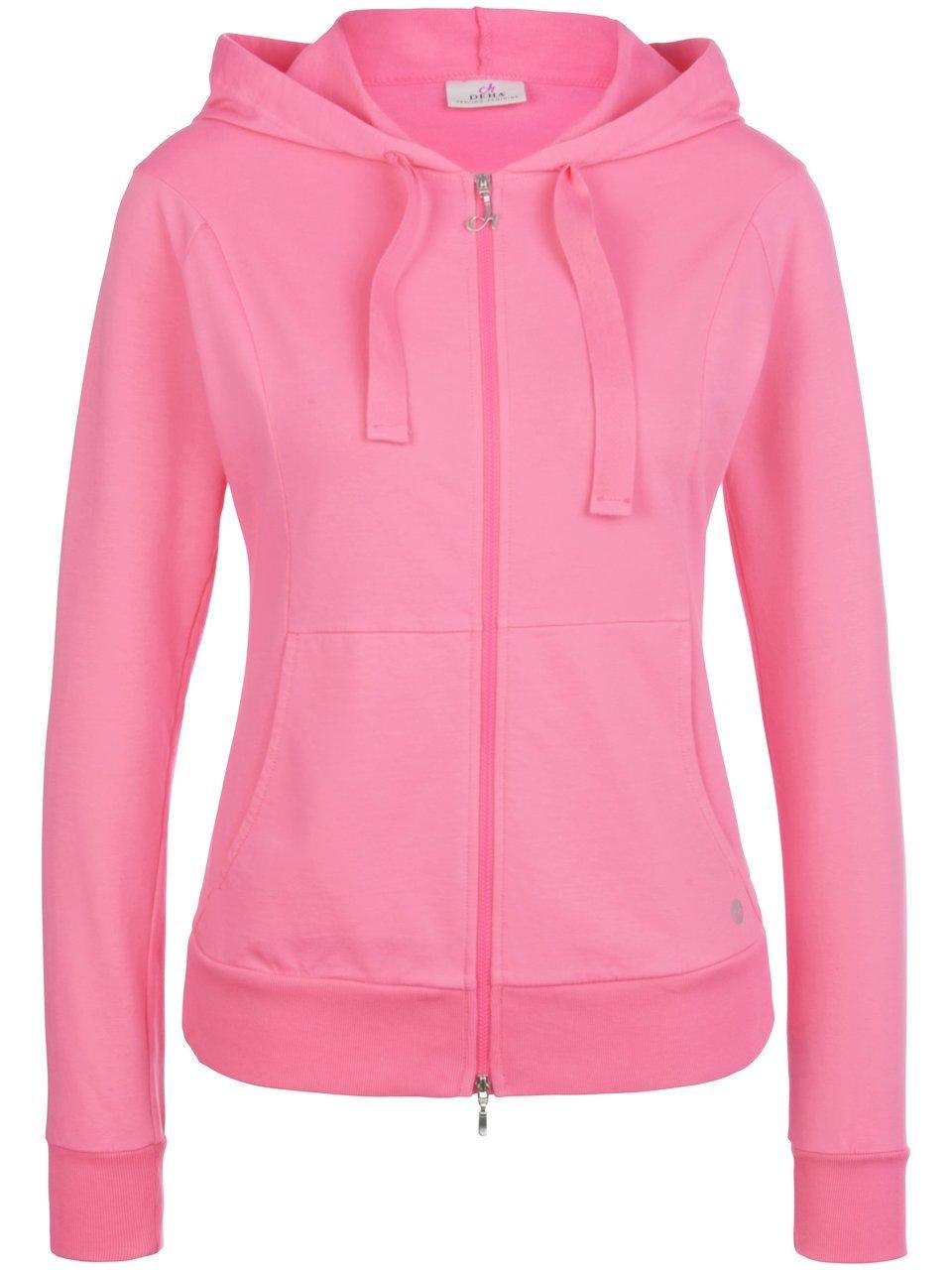 Capuchonsweatvest lange mouwen Van DEHA pink