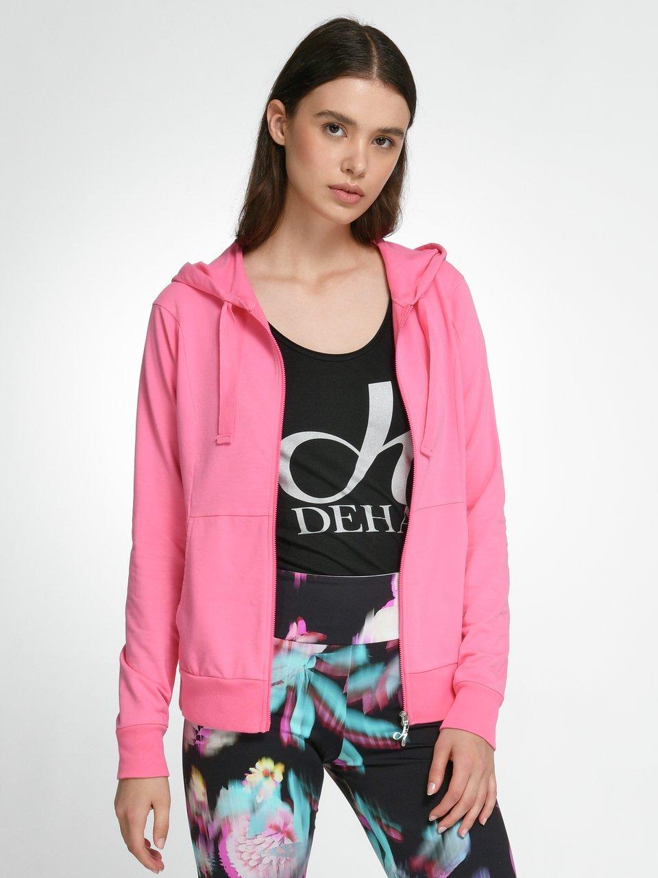 DEHA - Capuchonsweatvest met lange mouwen
