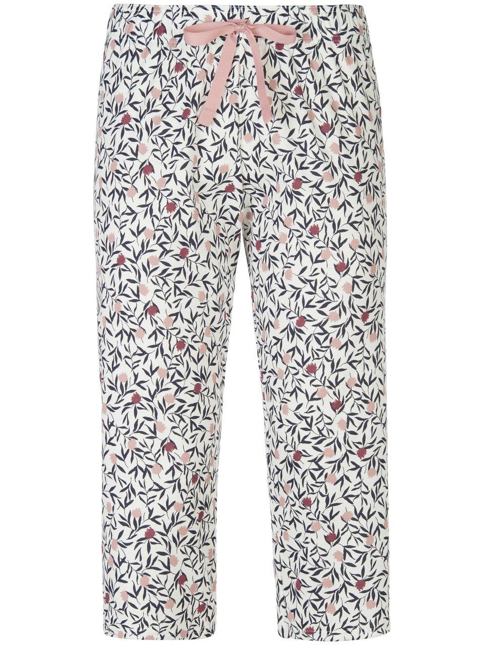 Pyjama-capribroek 100% katoen Van Calida wit