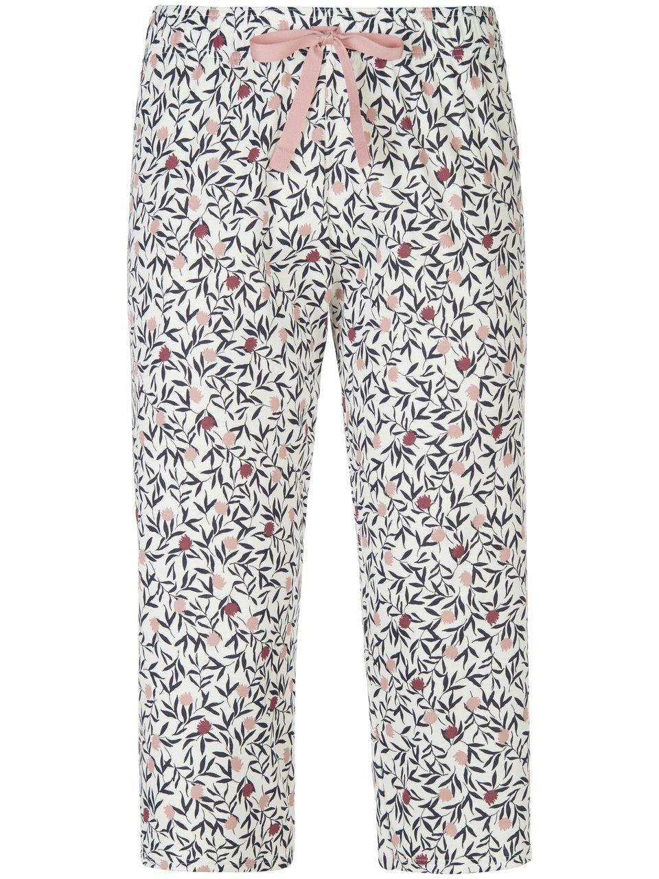 Pyjama-capribroek 100% katoen Van Calida wit