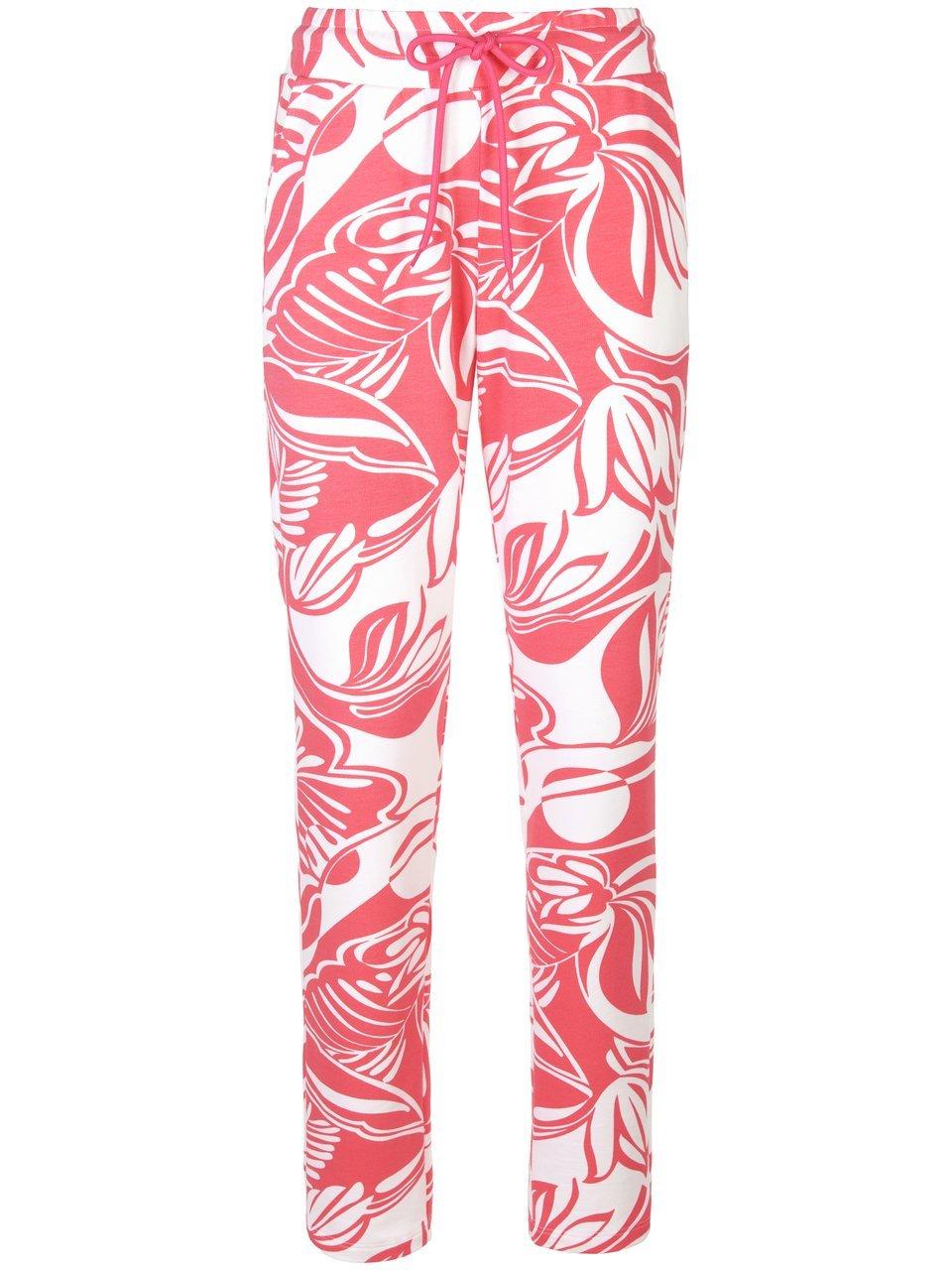 Lange sweatbroek bladerprint Van thx/roesch pink