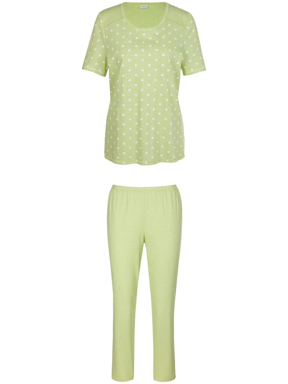 Pyjama 100% katoen Van Rösch groen